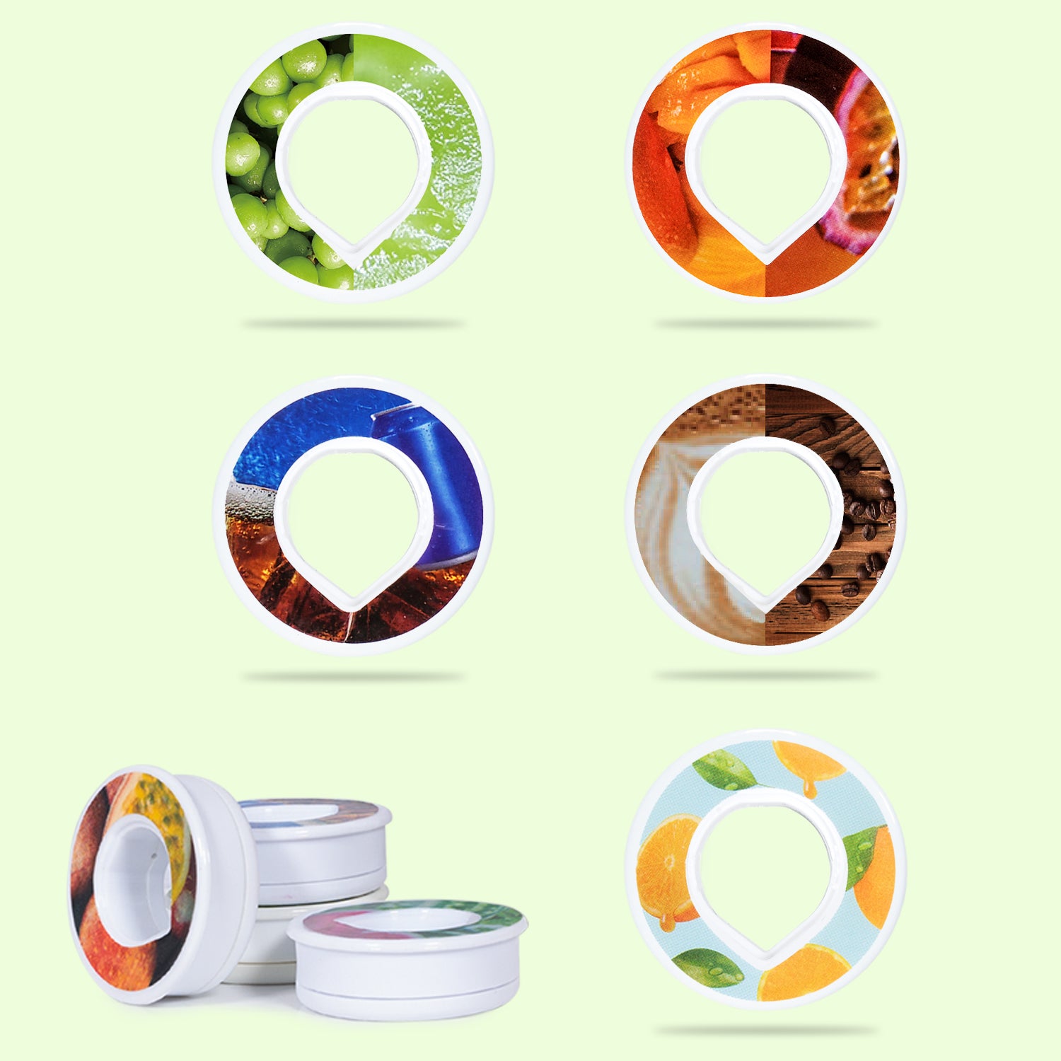 (Harvest time) Air up Pods 5 flavors: Passion Fruit &amp; Mango, Orange, Green Grape, Cola, Coffee 