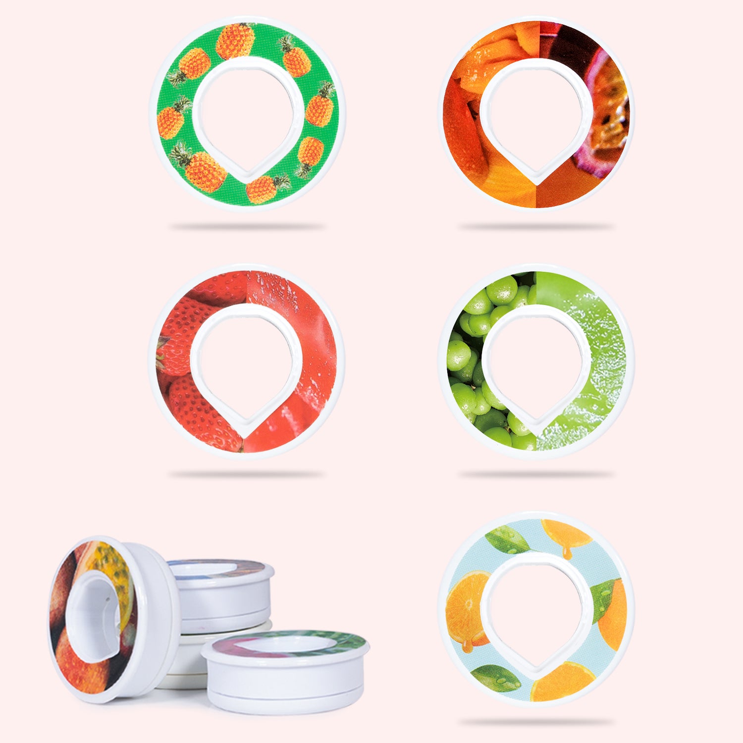 (Fresco y afrutado) Air up Pods 5 sabores: Naranja, Piña, Uva verde, Maracuyá y Mango, Fresa 